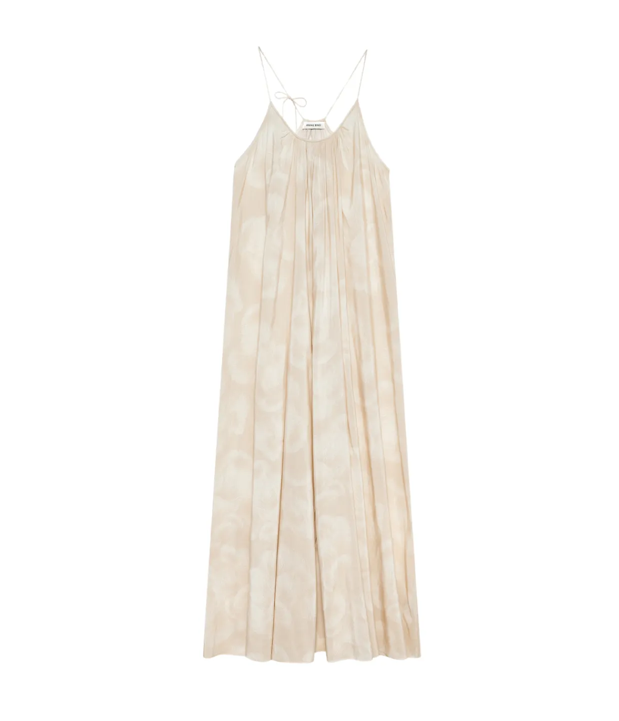 Anine Bing Aida Maxi Dress in Oat Mushroom Sale