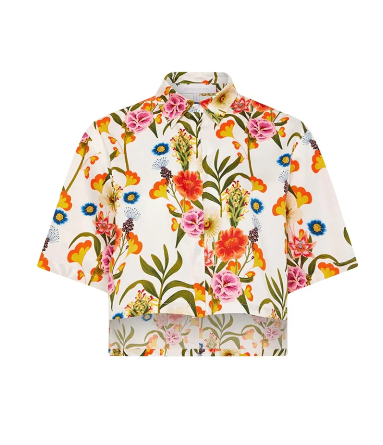 Borgo De Nor Alani Cotton Shirt in Vila Floral New