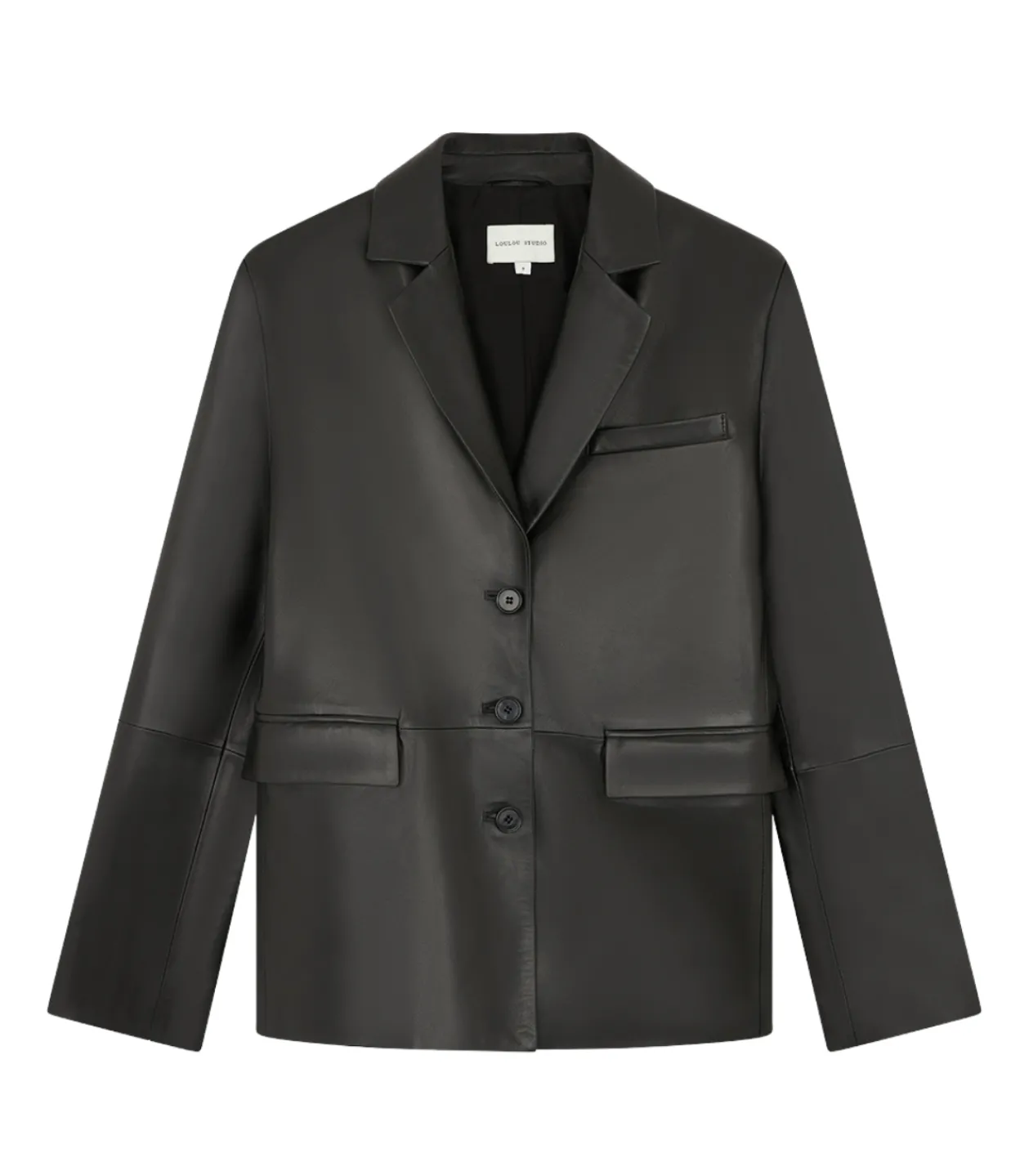 Loulou Studio Aldo Leather Jacket in Black Cheap