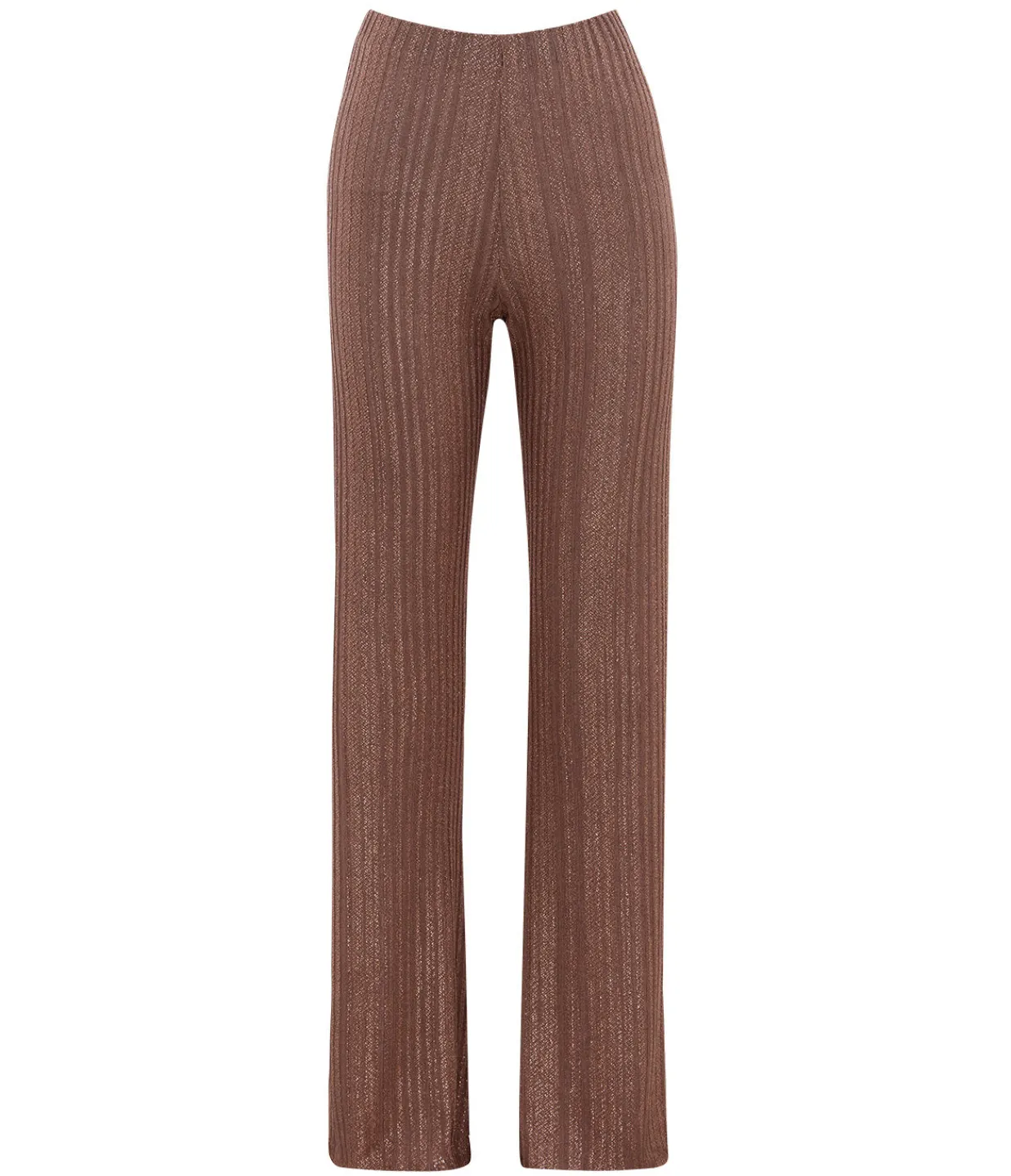 Aaizel A-Line Knit Pant in Metallic Toffee Shop