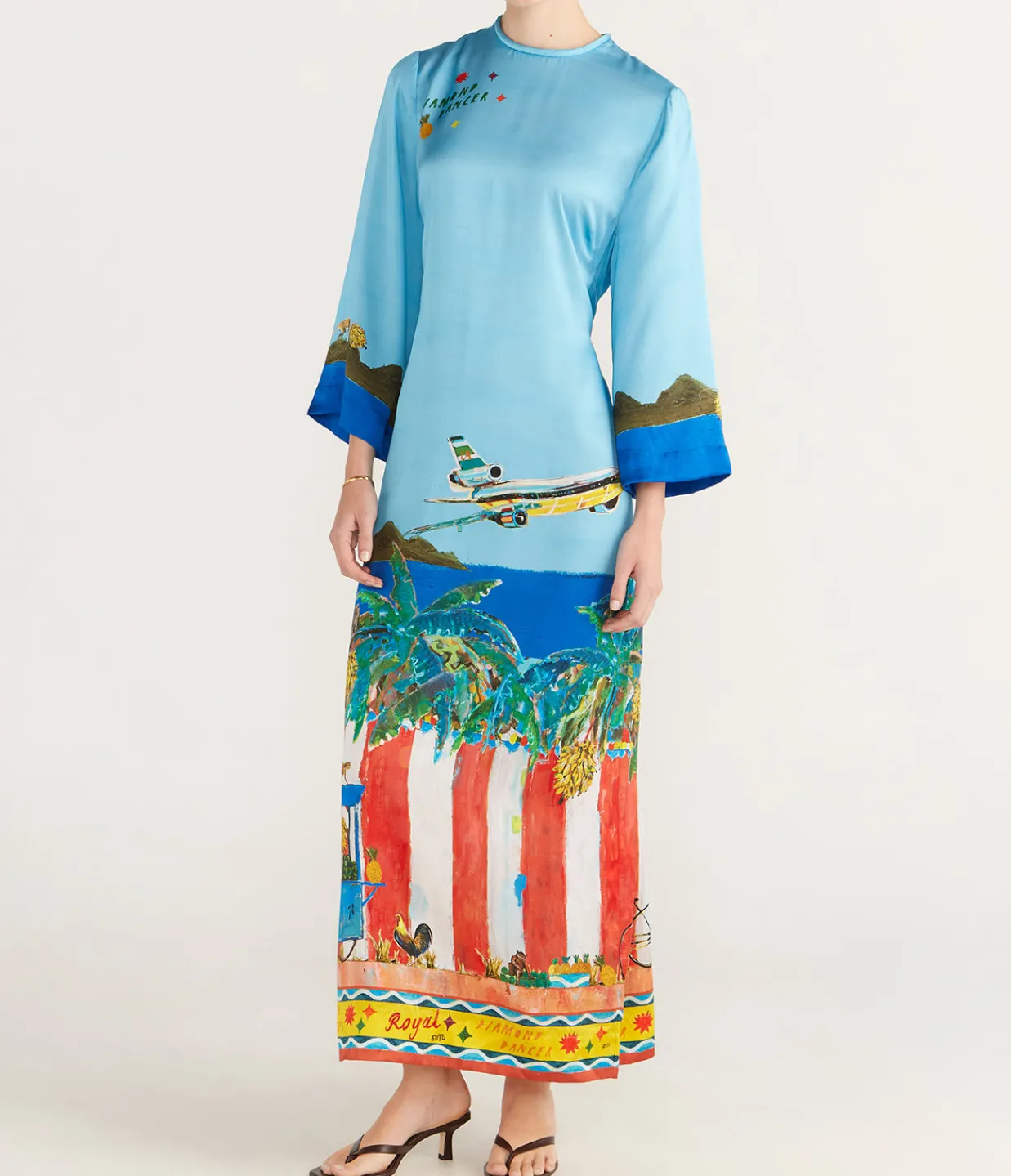 Alemais All Aboard Midi Dress in Multi Sale