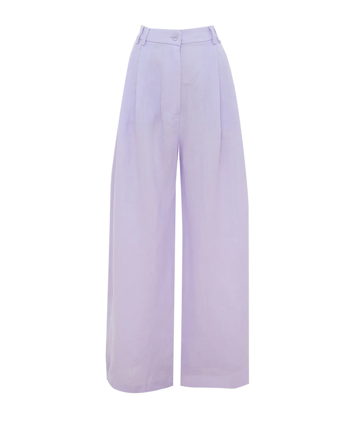 Casa Raki Alma Linen Wide Leg Trousers in Lilac Cheap