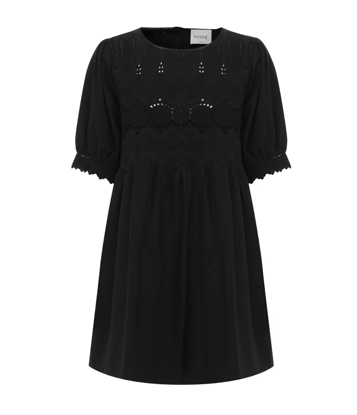 Posse Amelia Mini Dress in Black Flash Sale