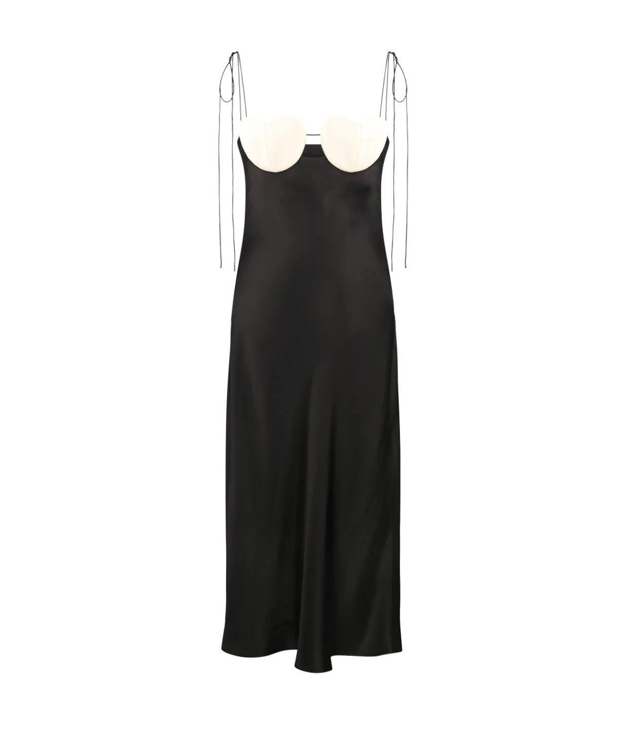 Anna October Amur Midi Dress in Black and White Clearance