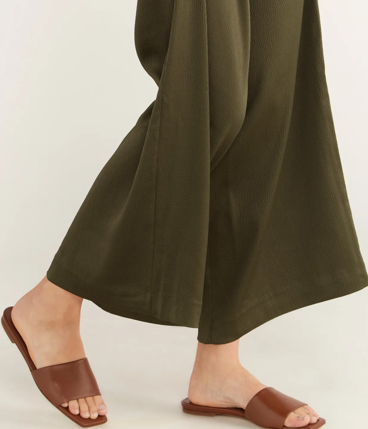 Aeyde Anna Nappa Sandal in Leather Brown Outlet
