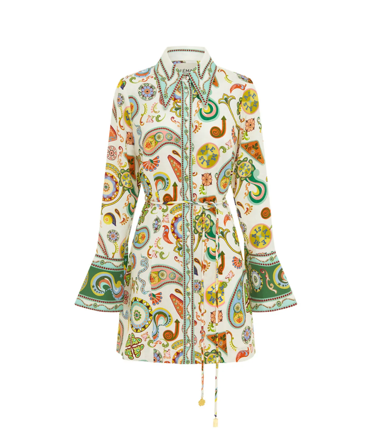 Alemais Arcade Mini Dress in Multi Outlet