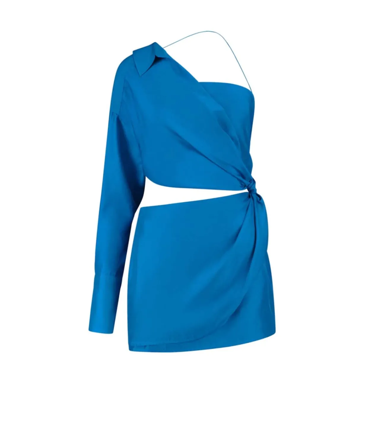 Gauge81 Arica Silk Mini Dress in Lapis Cheap