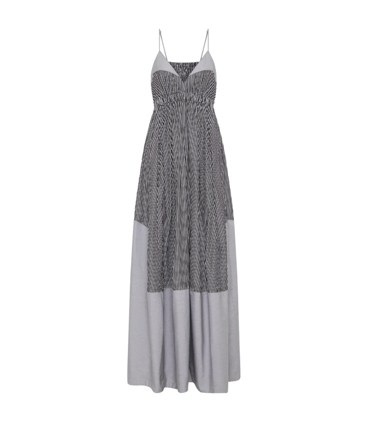 Lee Mathews Ashton Cami Dress in Charcoal stripe Best Sale