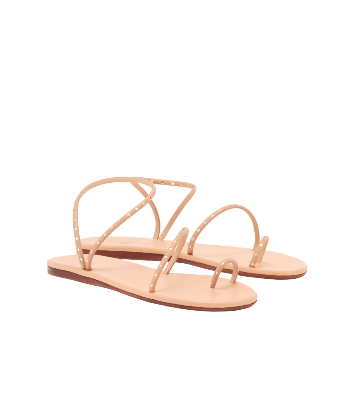 Ancient Greek Astro Flat Sandal in Natural Shop