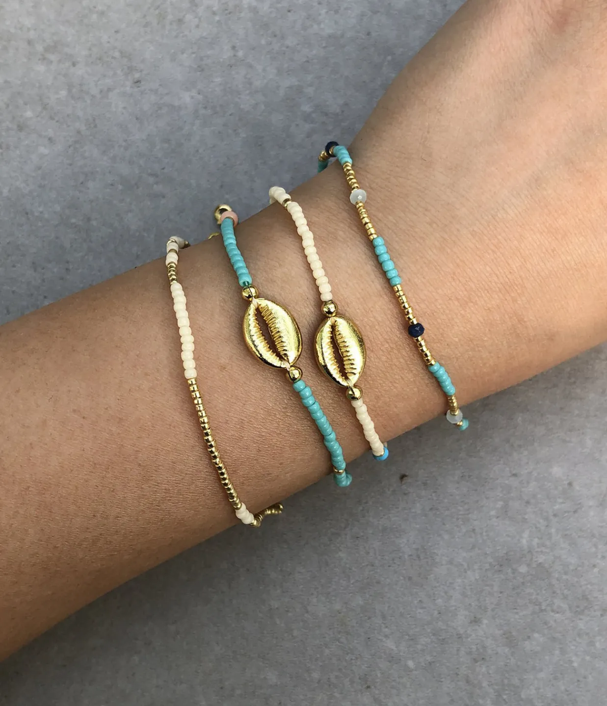Anni Lu Asym Bracelet in Ecru Online