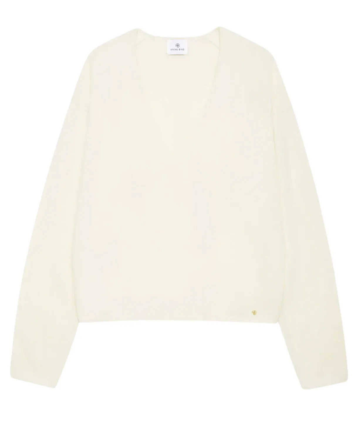 Anine Bing Athena Sweater in Ecru Sale