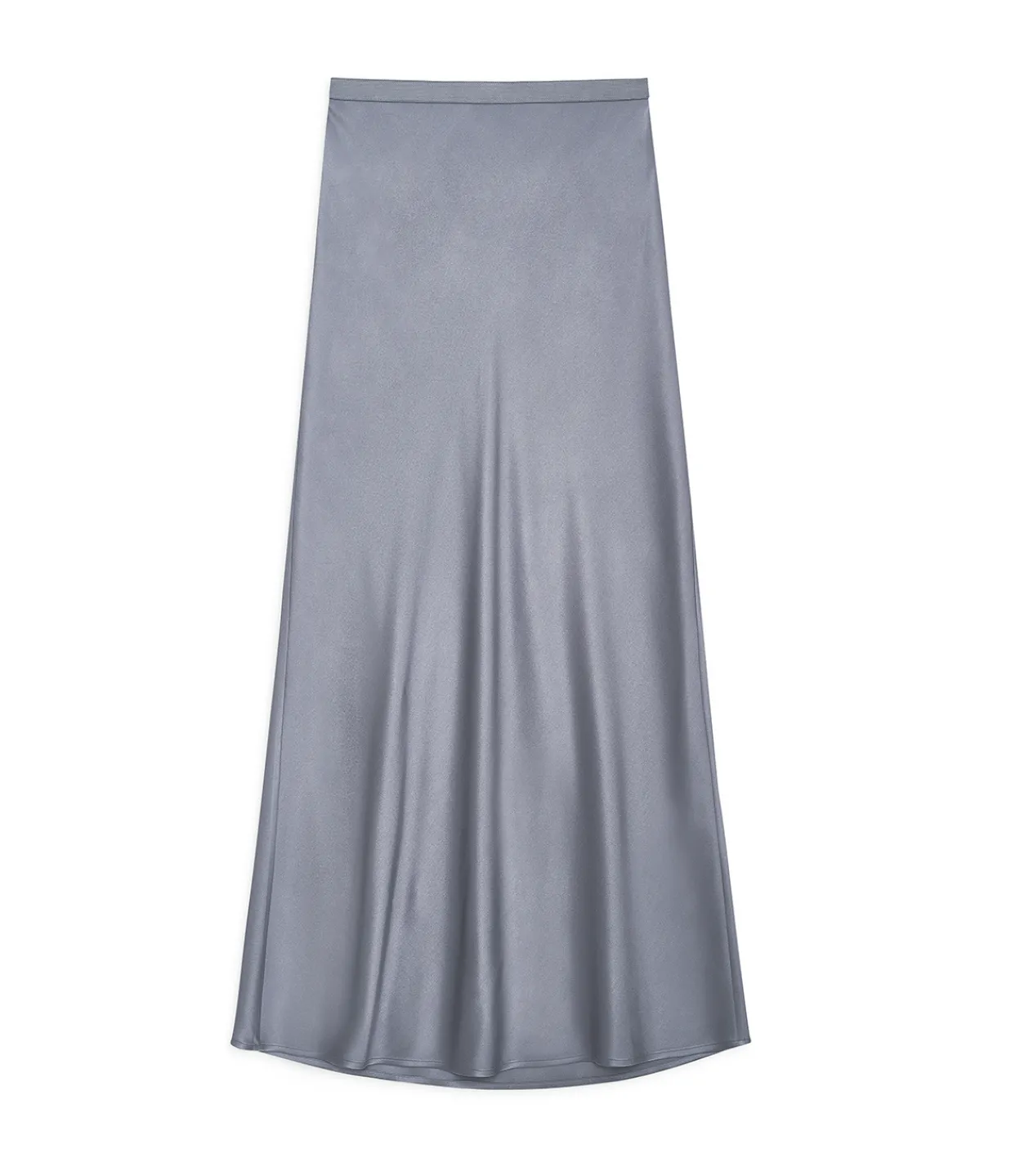 Anine Bing Bar Silk Skirt in Grey Fashion