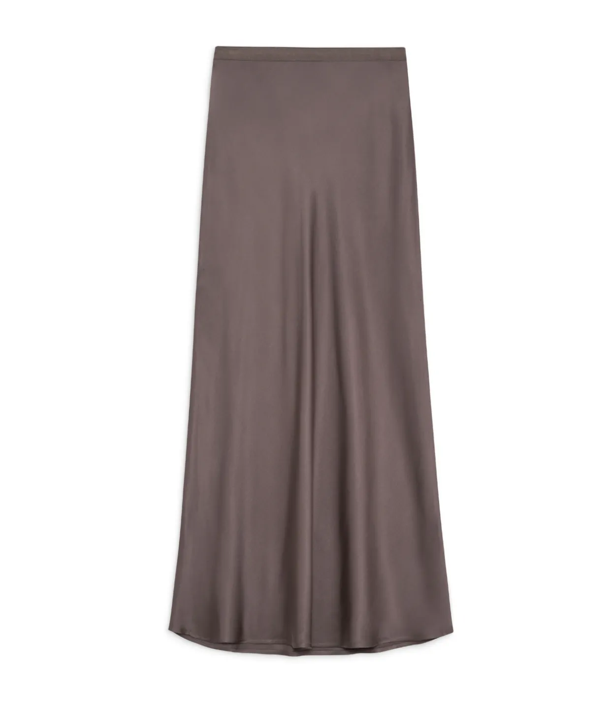 Anine Bing Bar Silk Skirt in Iron Discount