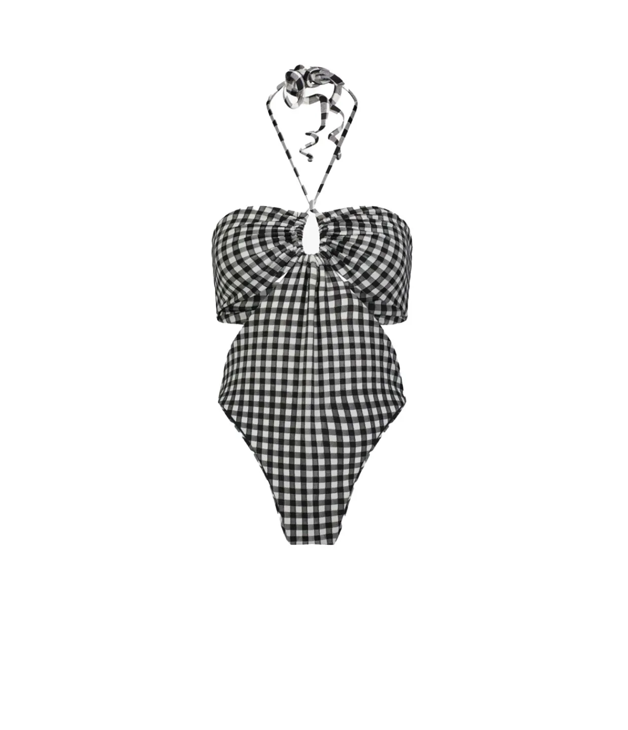 Mara Hoffman Blanca One Piece in Olympia Plaid Sale