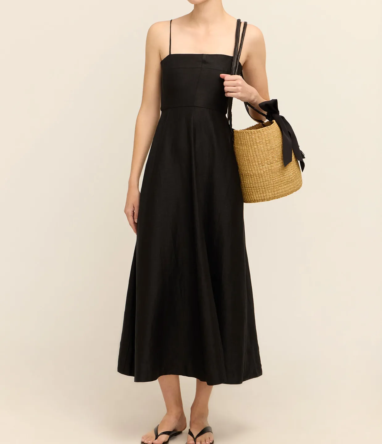 Bondi Born Bormio Flared Dress in Black Online