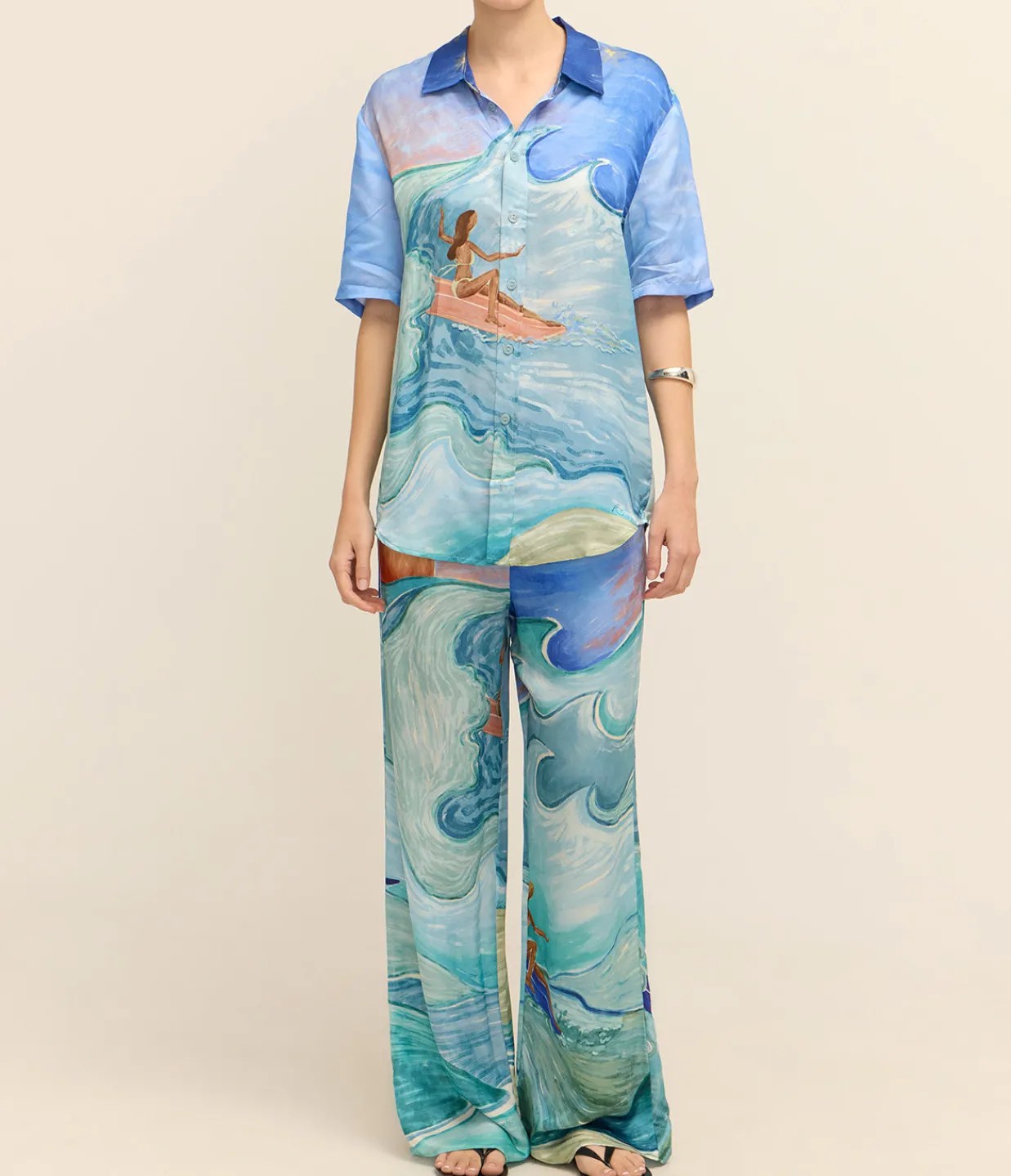 Roame Brando Shirt in Apres Surf Discount