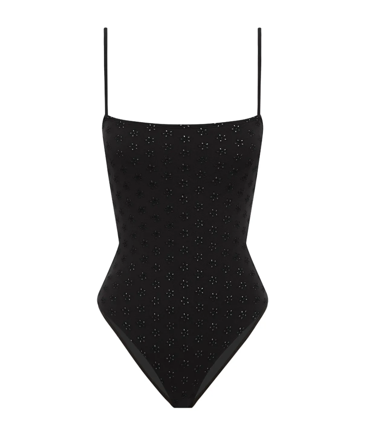 Peony Broderie One Piece in Noir Sale