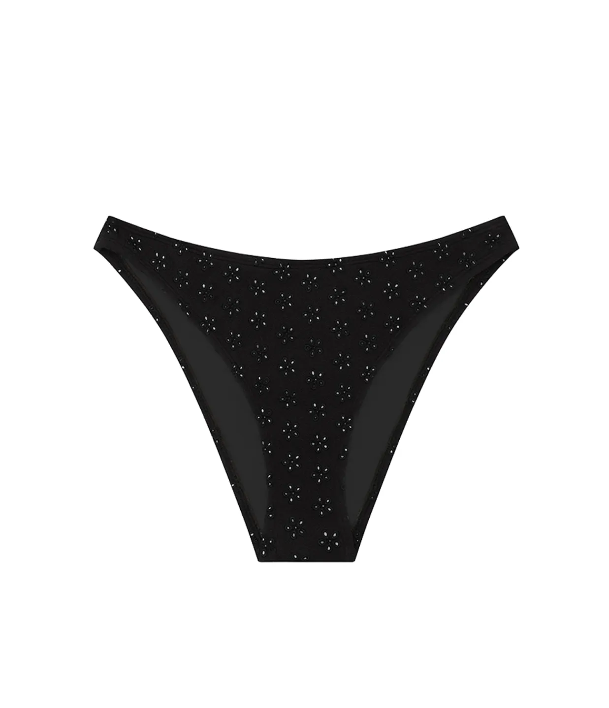 Peony Broderie Pant in Noir New
