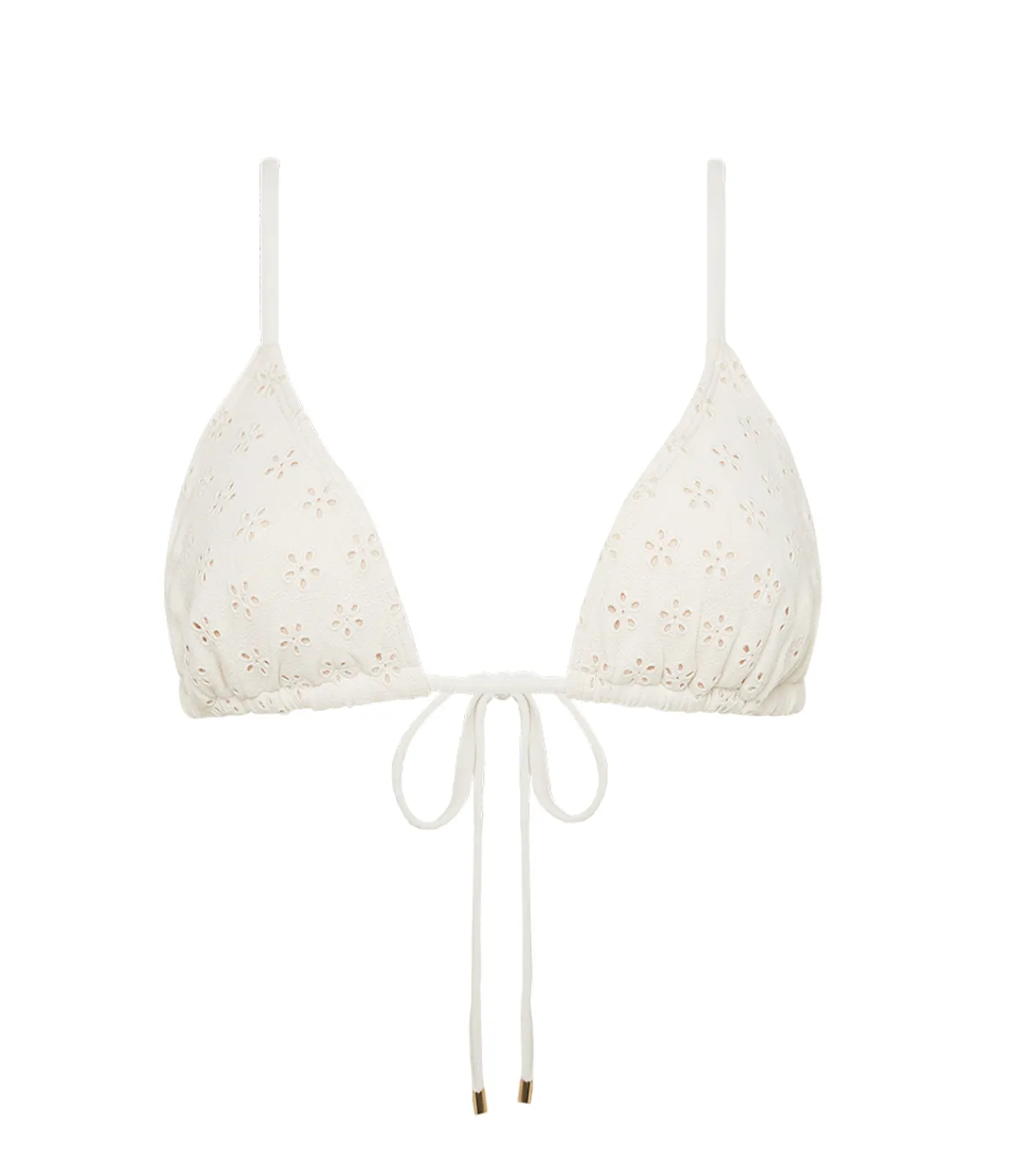 Peony Broderie String Tri in Fleur Outlet
