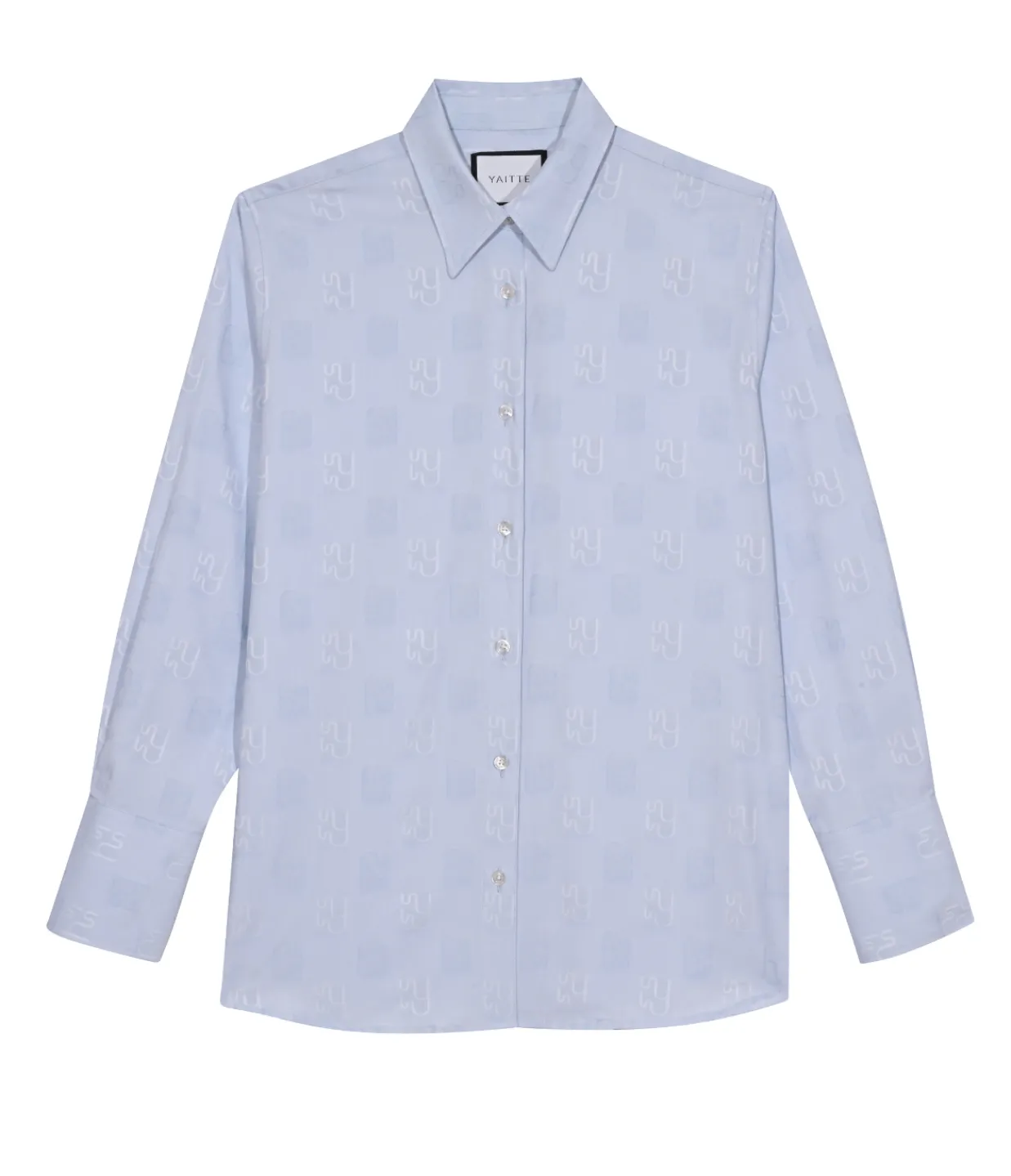 Yaitte Buoy Shirt in Jacquard Blue Outlet