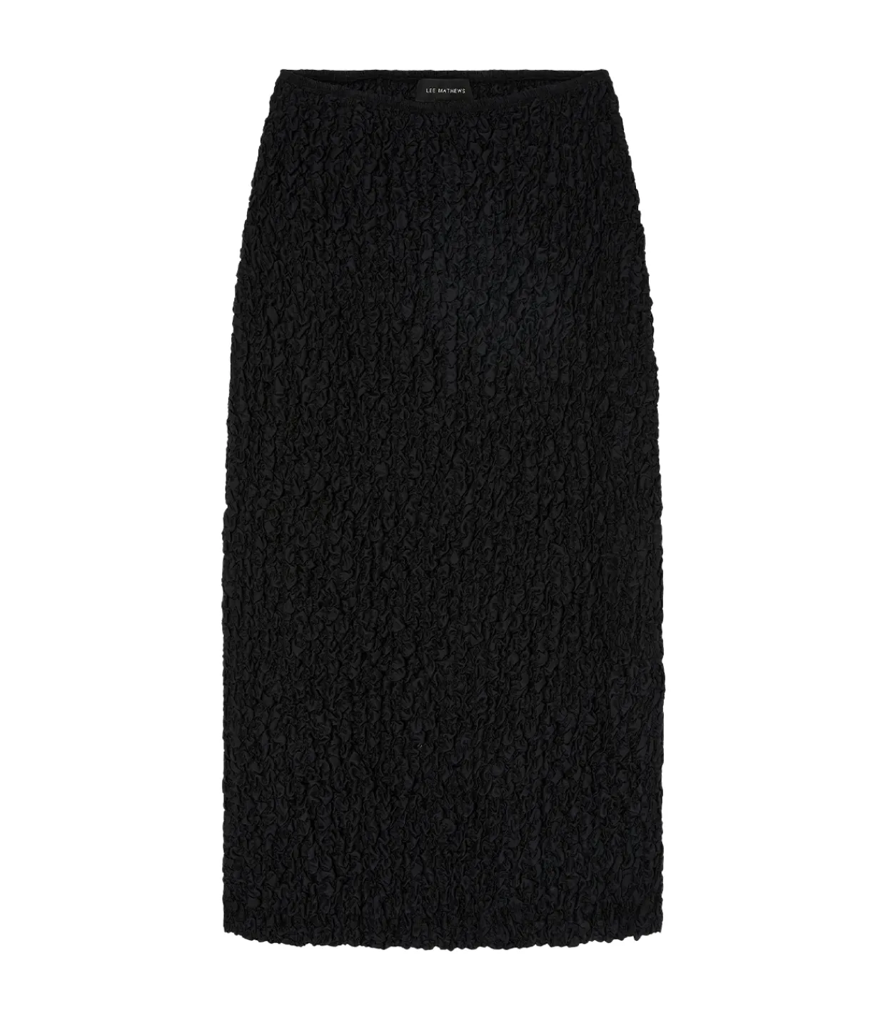 Lee Mathews Callas Midi Skirt in Black Hot