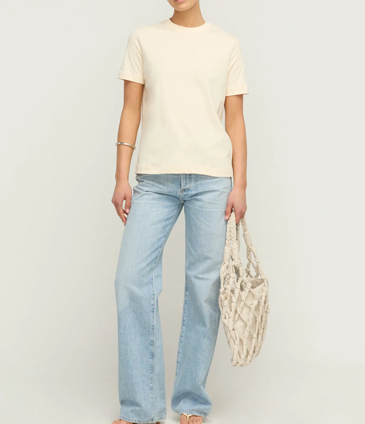 Samsoe Samsoe Camino T-shirt in Clear Cream New