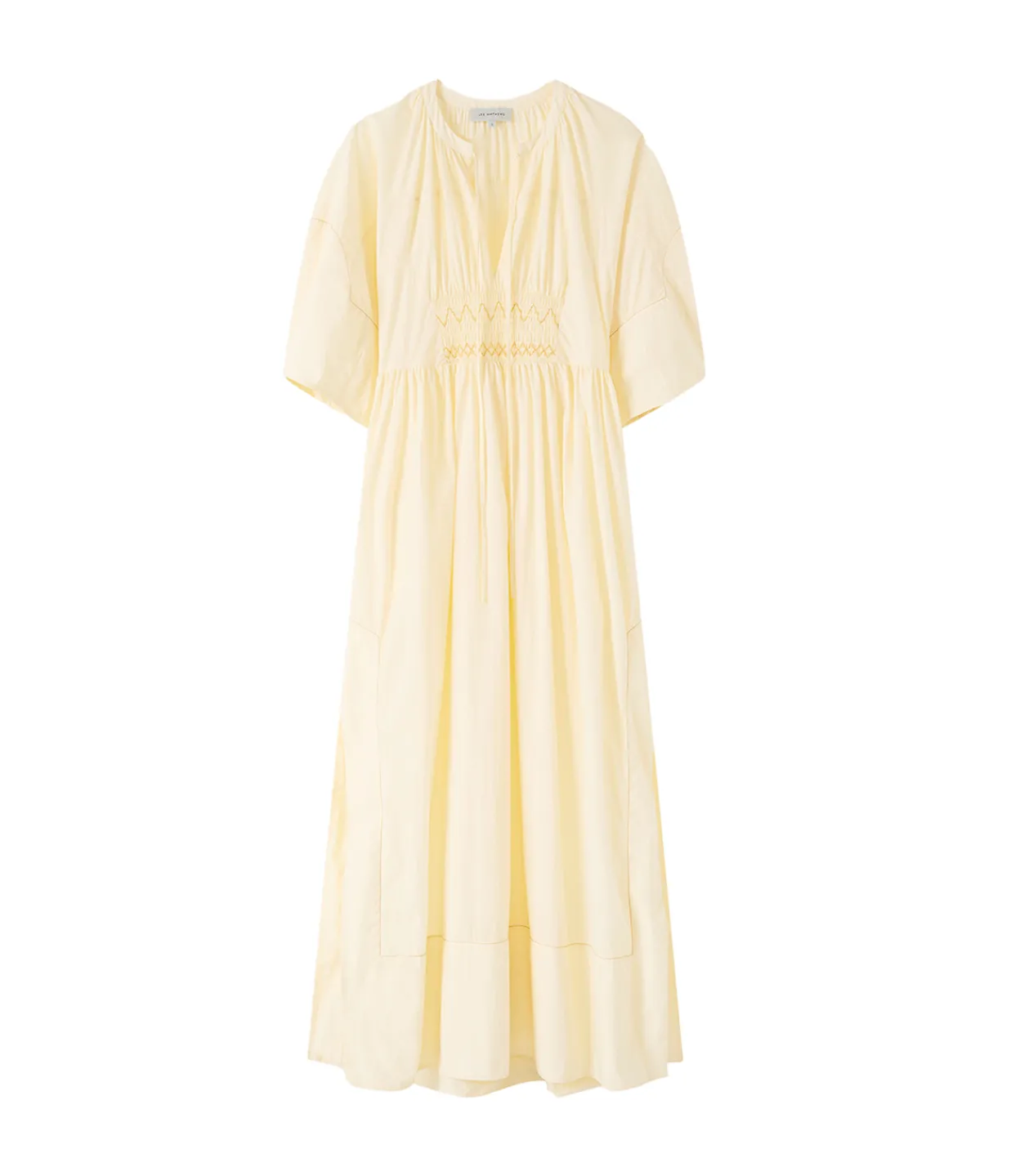 Lee Mathews Capri Ruched Dress in Butter Fashion