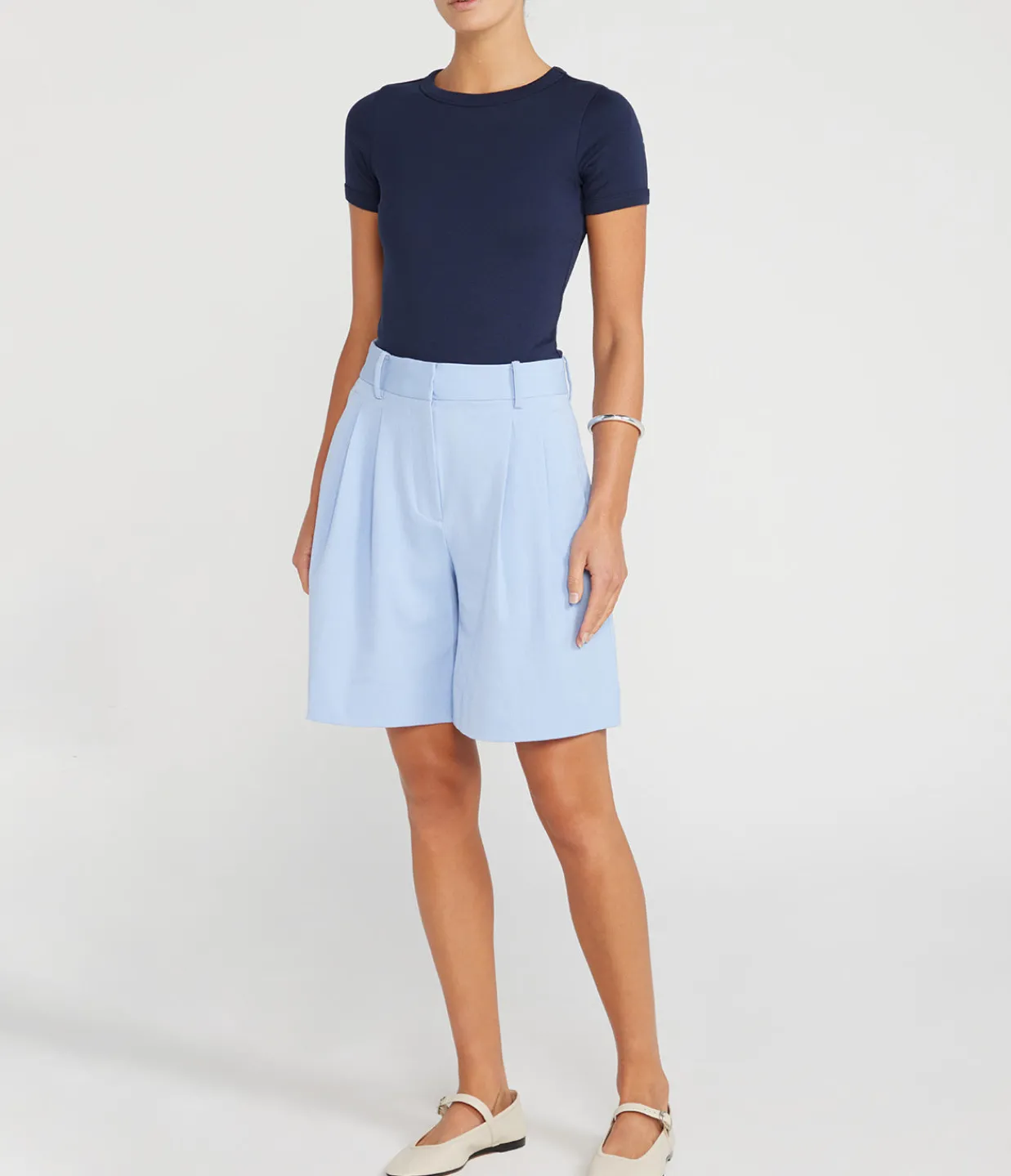 Flore Flore Car Tee in Navy Discount
