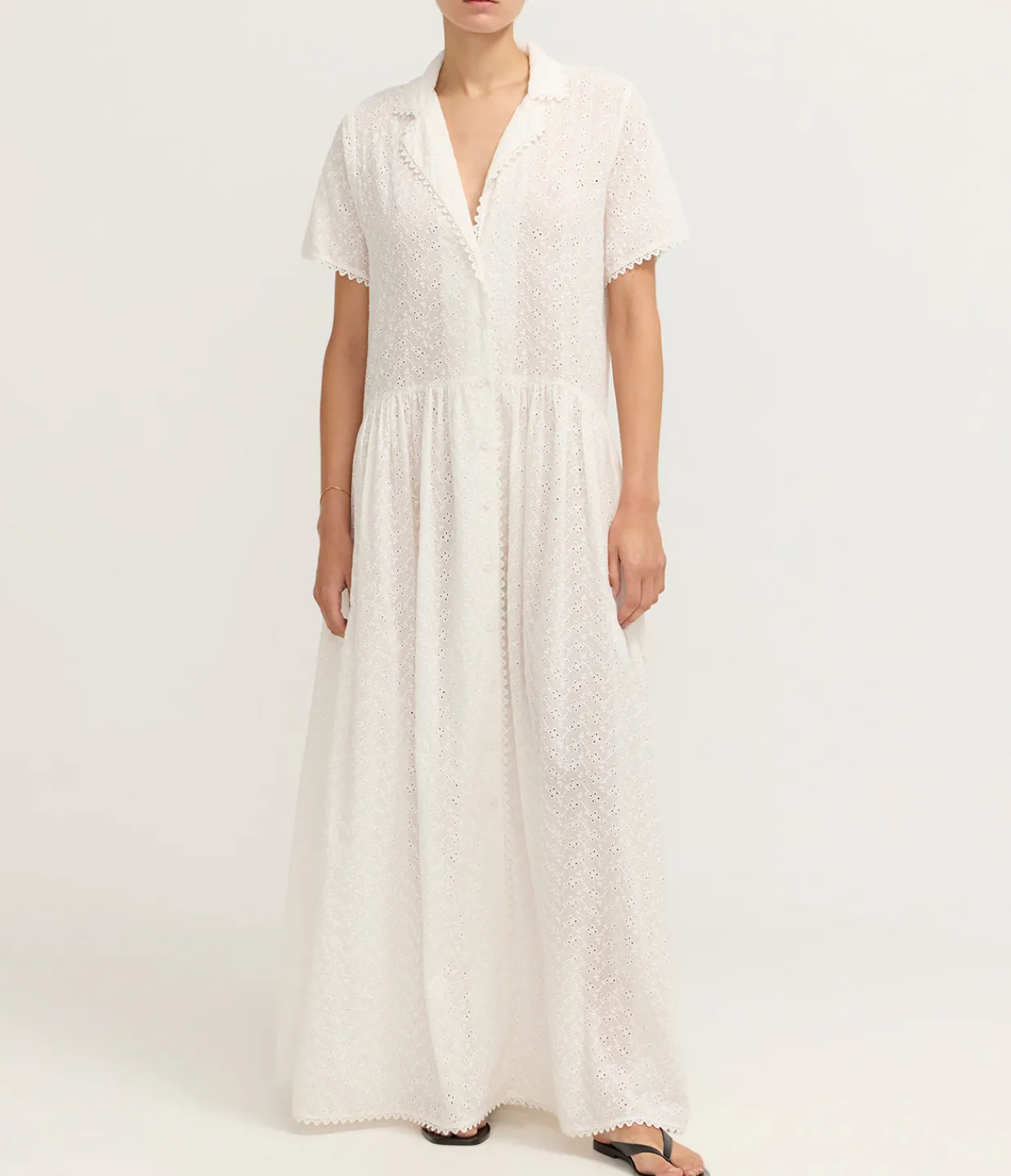 Solaqua Carmelia Button Down Dress New