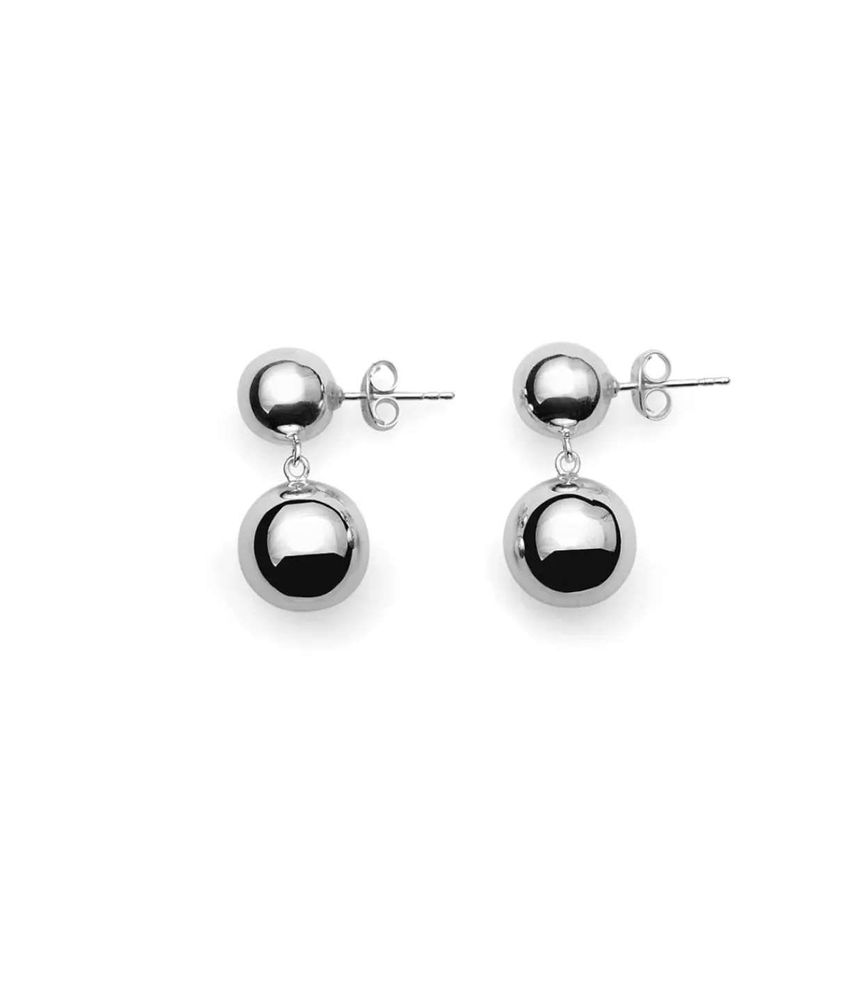 Lie Studio Caroline Droplet Earring in Silver Flash Sale