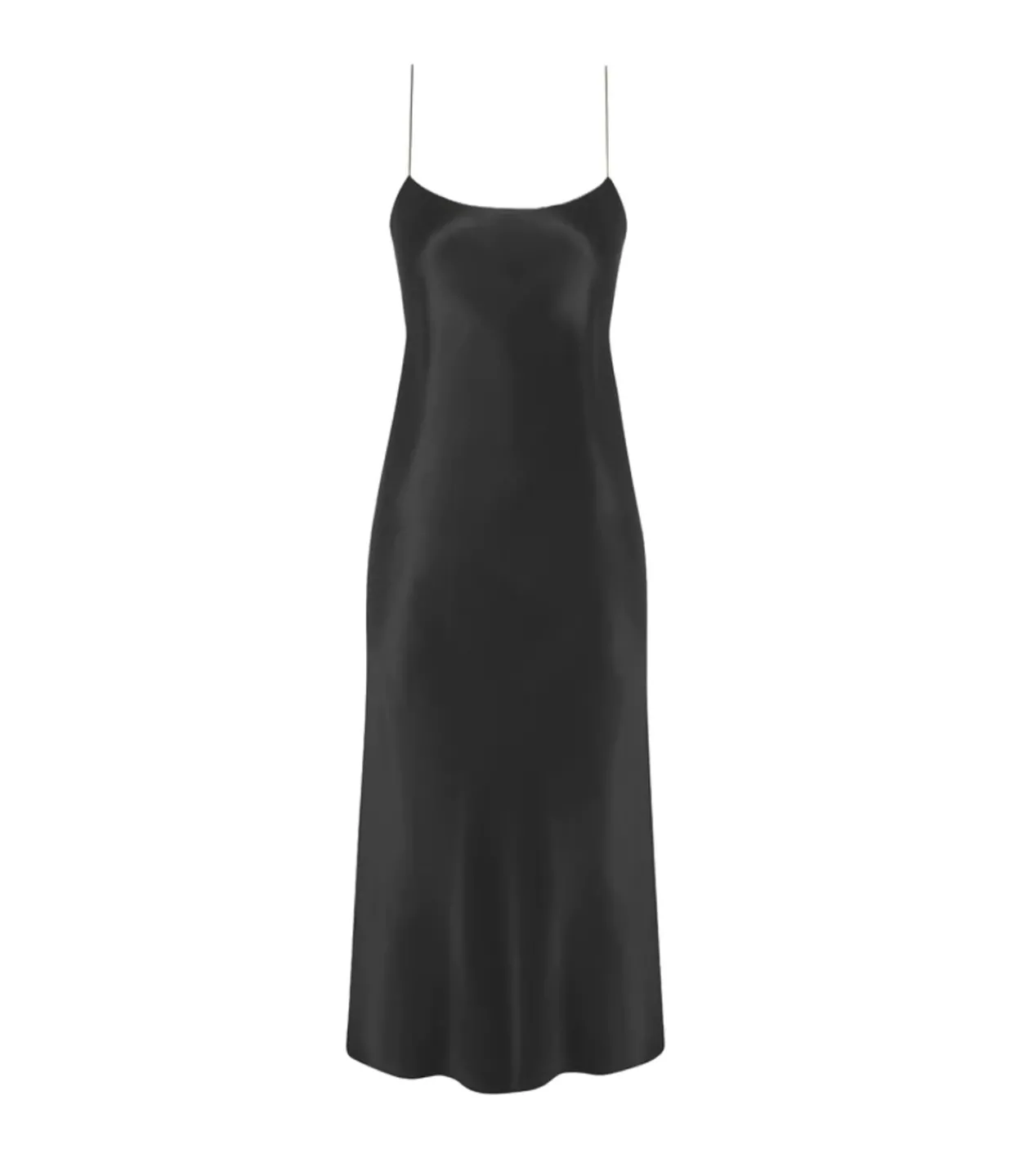 Refine Carolyn Silk Slip Maxi Dress in Black Store