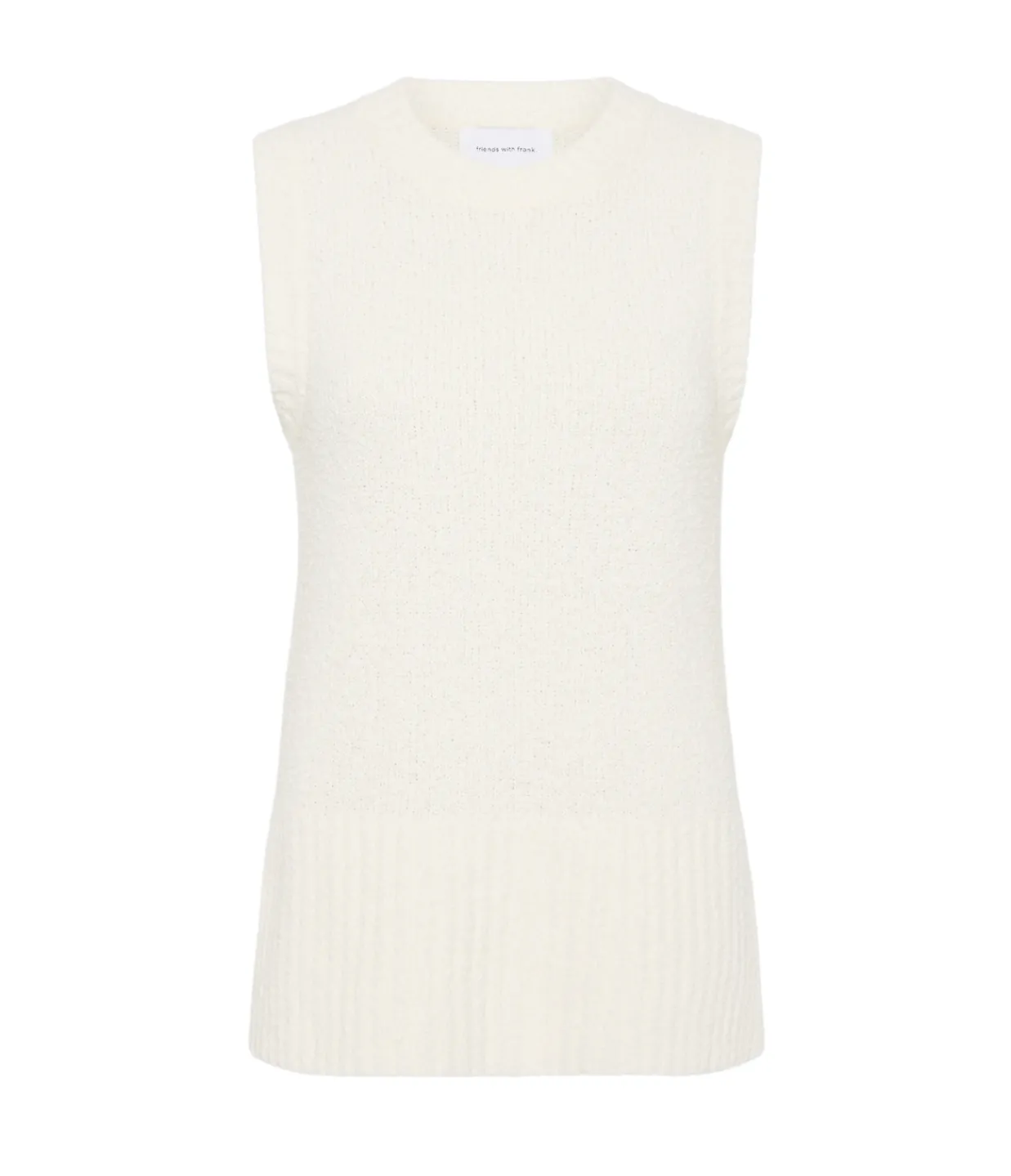 Friends with Frank Celeste Cashmere Blend Tank in Off White Store