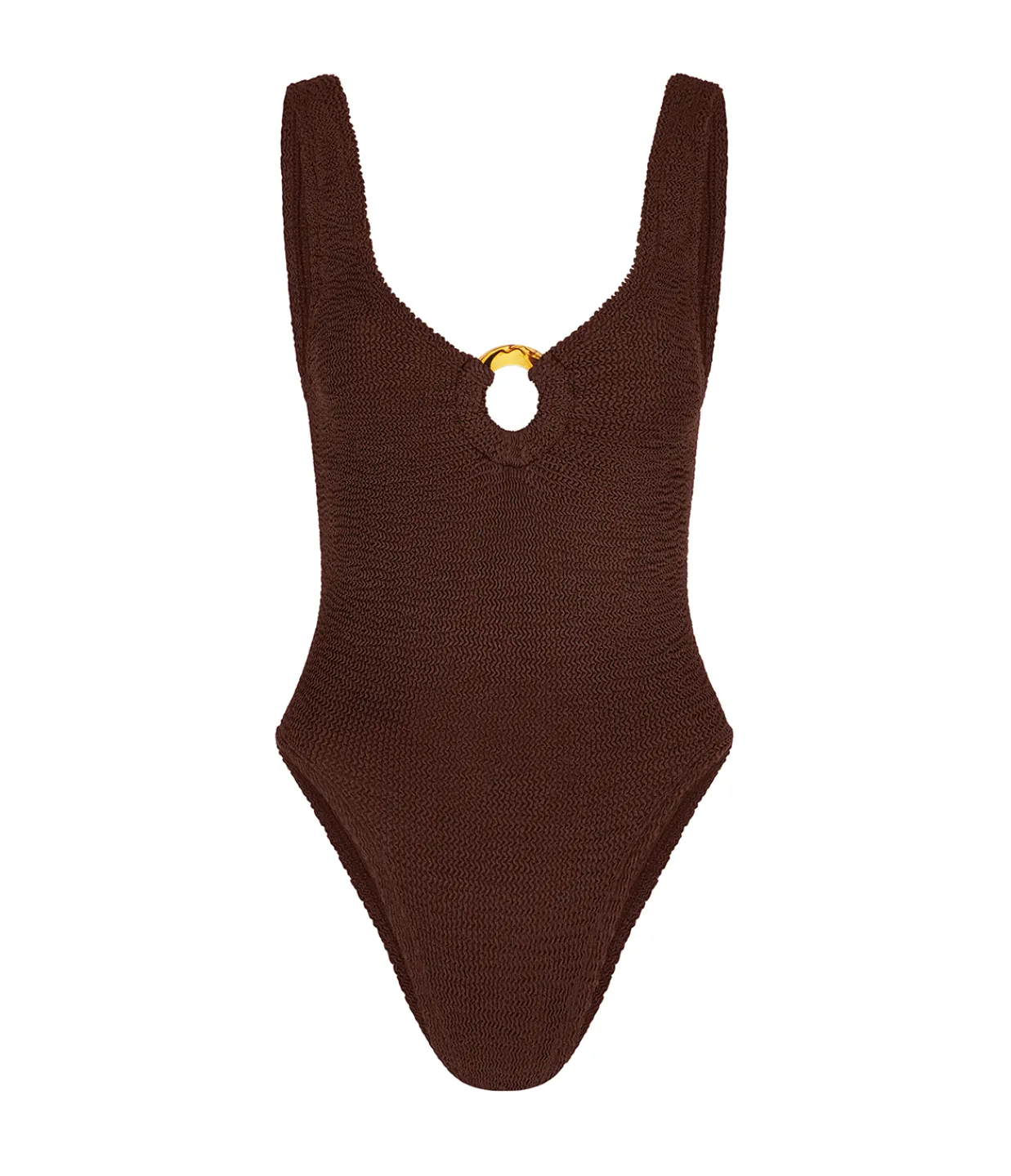 Hunza G Celine Swimsuit in Metallic Chocolate Online