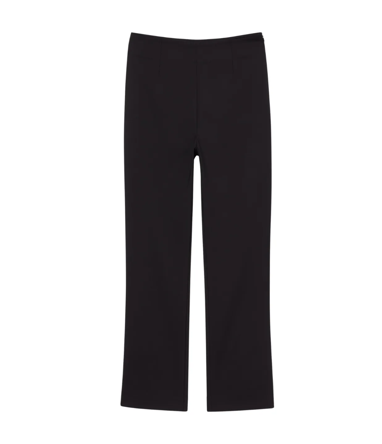 ROHE Cigarette Leg Trousers in Black Sale