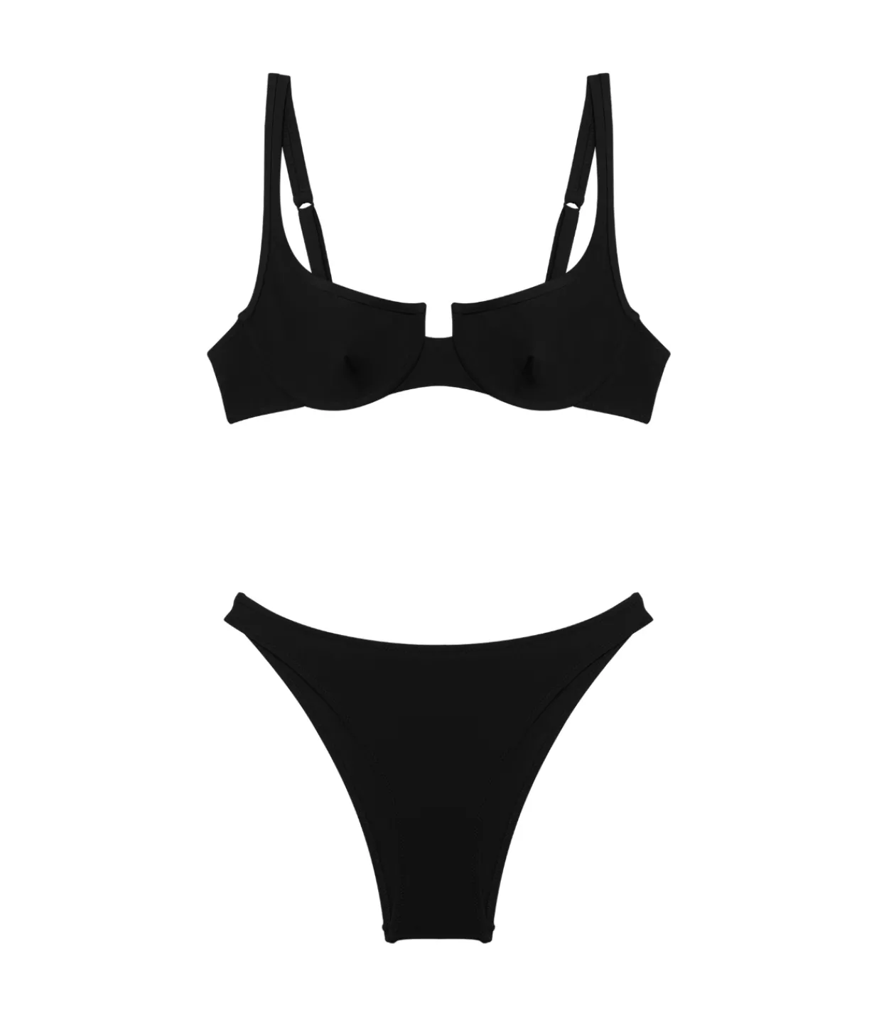 LIDO Cinquantasei Underwire Bikini in Black Fashion