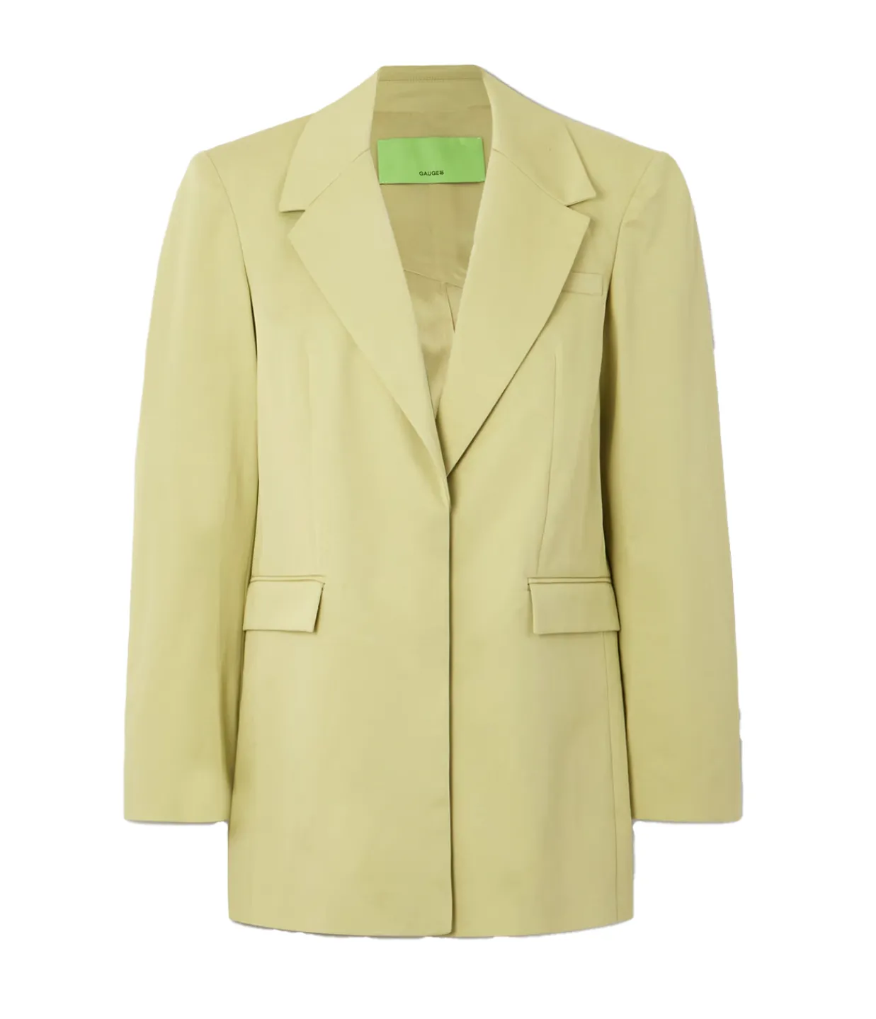 Gauge81 Clarens Twill Blazer in Pale Olive Best Sale