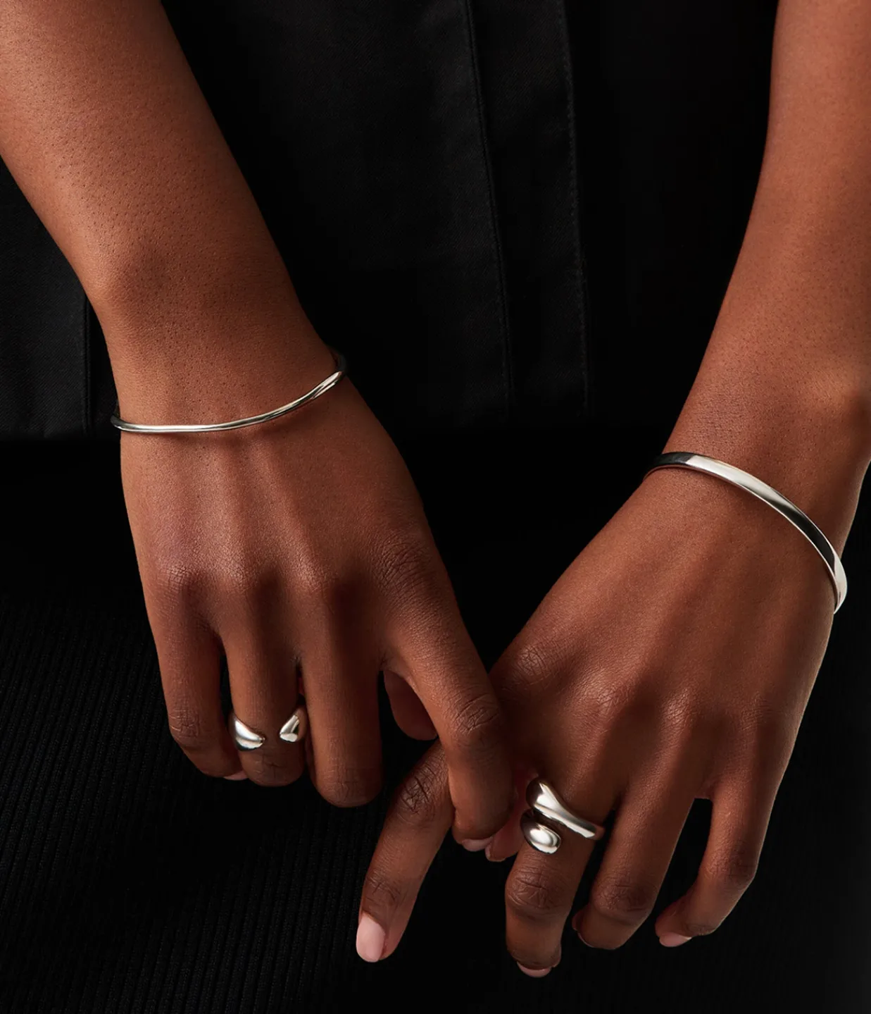 Missoma Classic Bangle in Silver New
