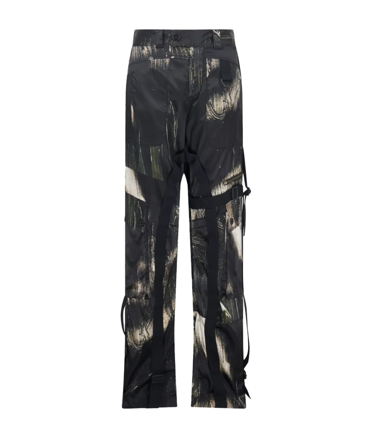 Louisa Ballou Classic Cargo Pants in Painted Black Clearance
