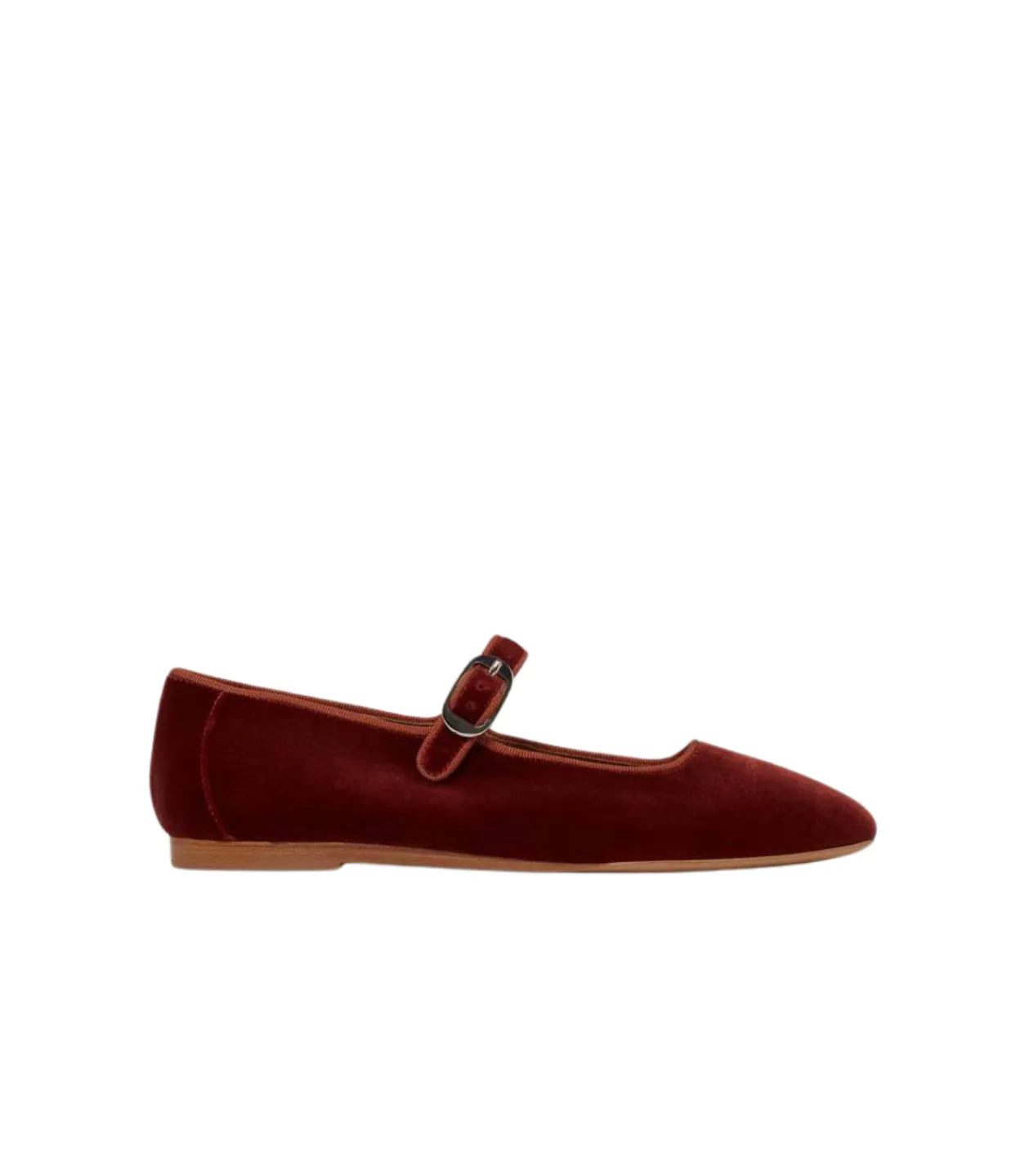 Le Monde Beryl Classic Mary Jane in Red Velvet Fashion