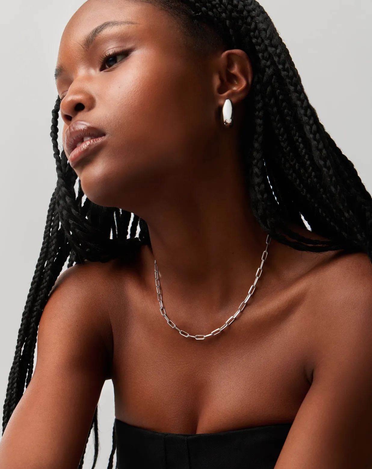 Missoma Classic Mini Short Paperclip Chain Necklace Best Sale