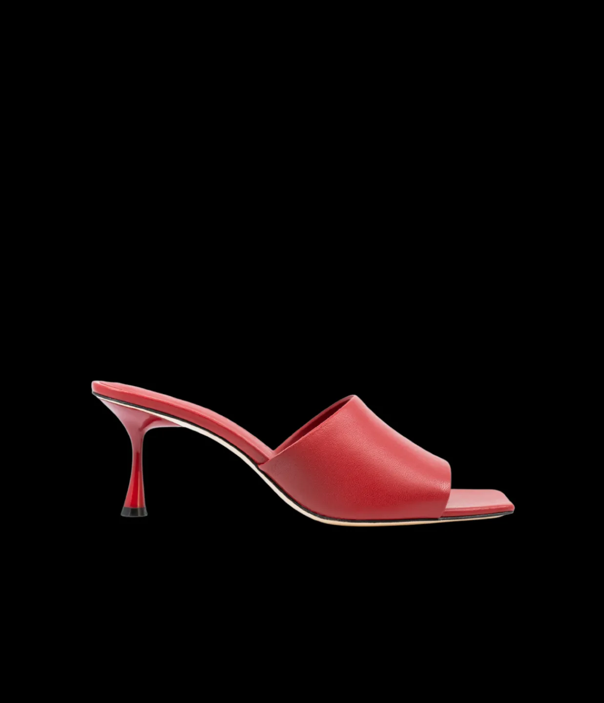 Studio Amelia Classic Mule Heel in Red Cheap