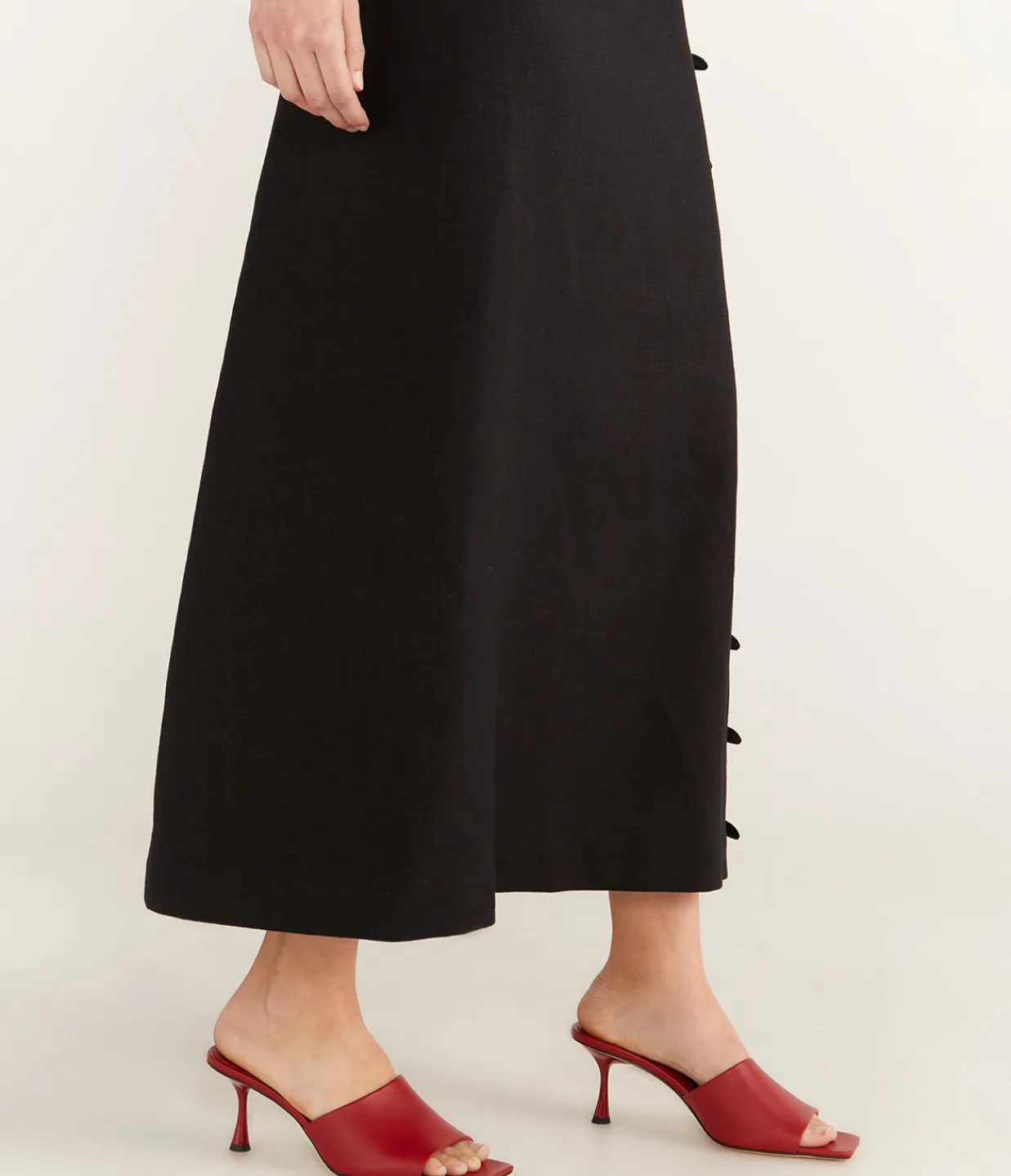Studio Amelia Classic Mule Heel in Red Cheap