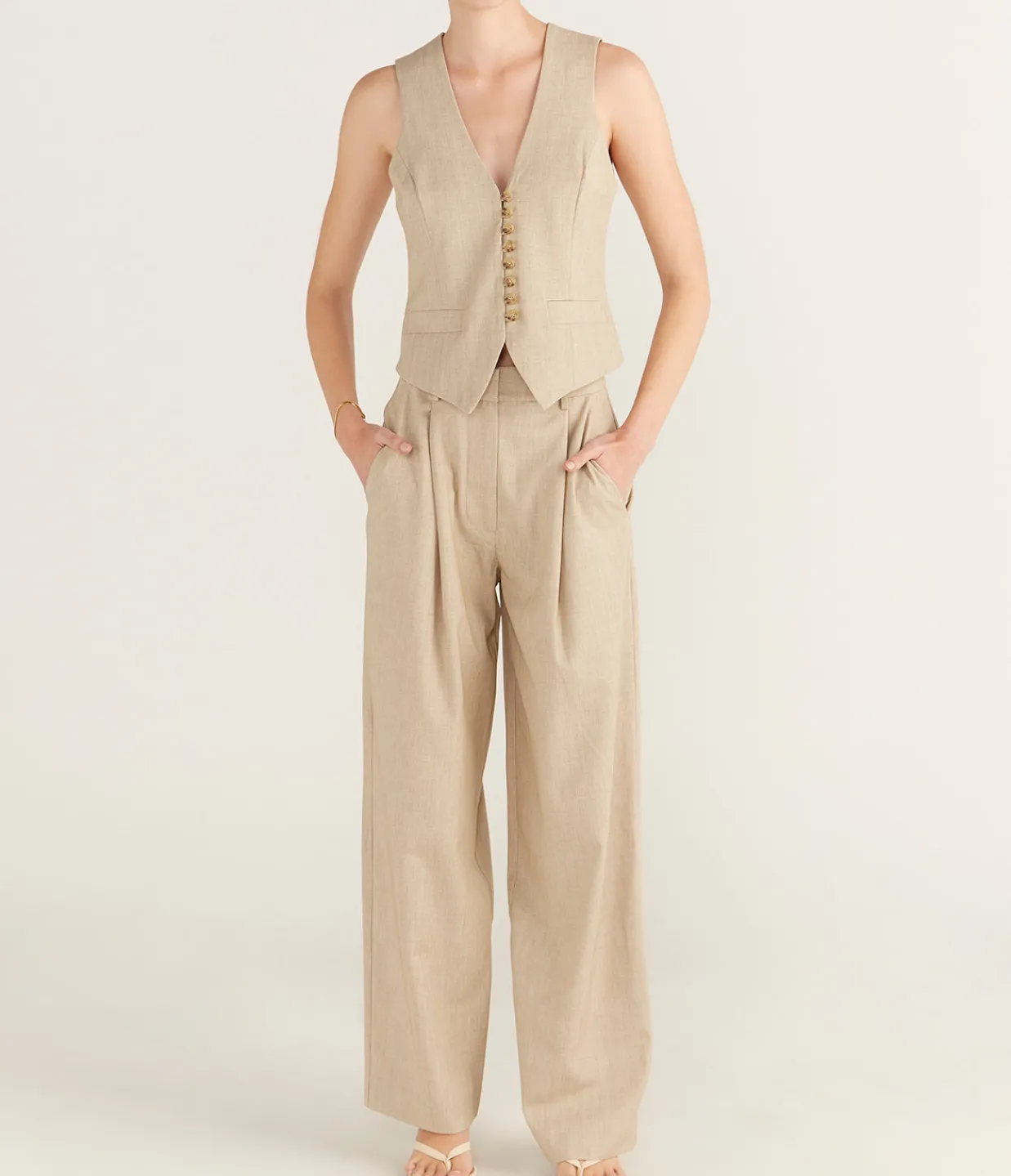 Hansen & Gretel Cory Vest in Sandstone Cheap