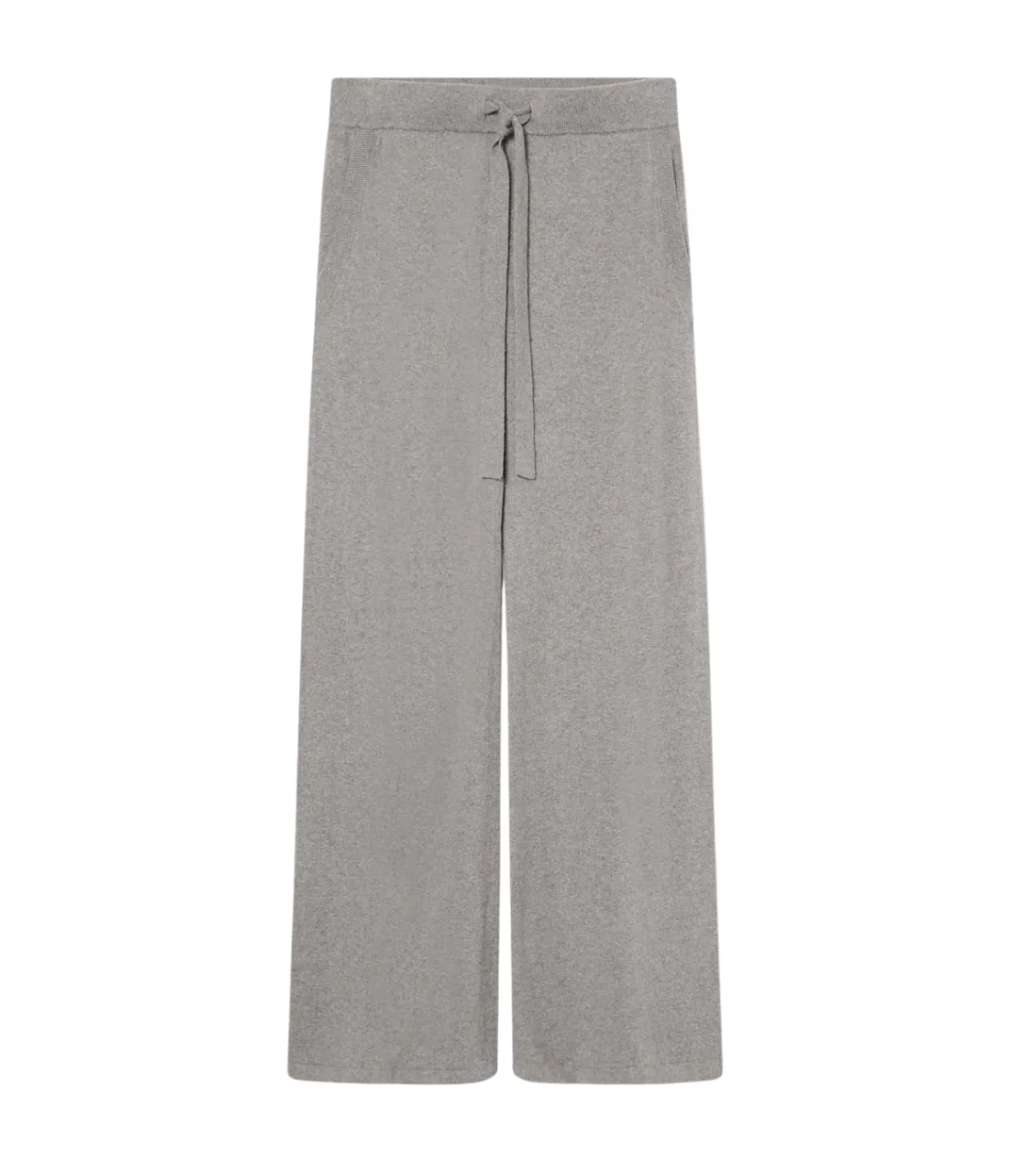 Lee Mathews Cotton Cashmere Wide Leg Pant in Uniform Flash Sale