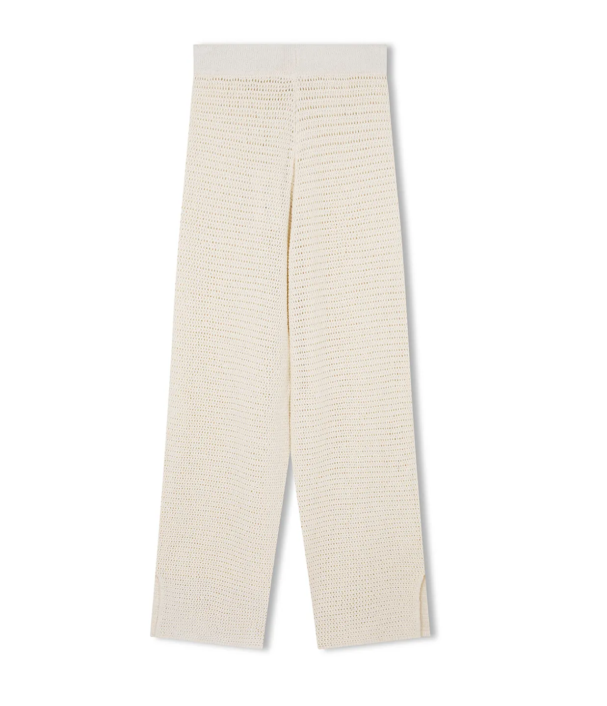 Zulu & Zephyr Cotton Crochet Pant in Milk Shop