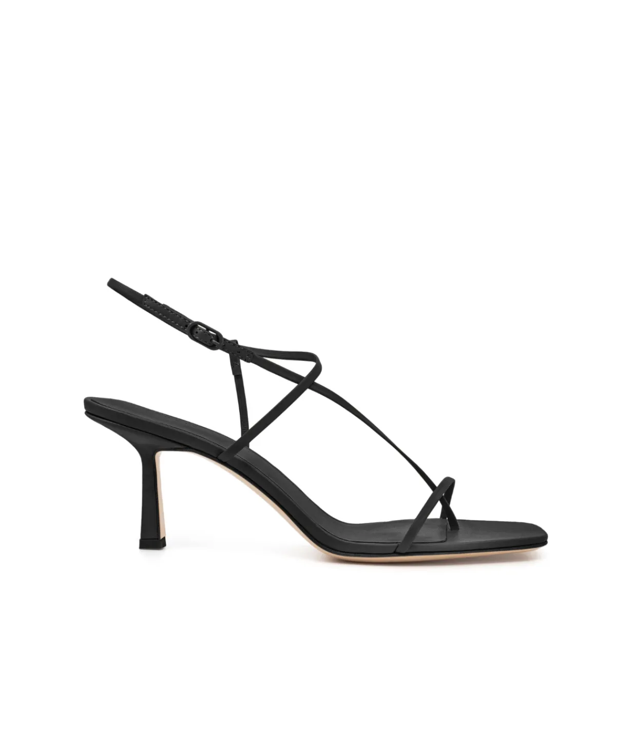 Studio Amelia Cross Front Heel in Black Fashion