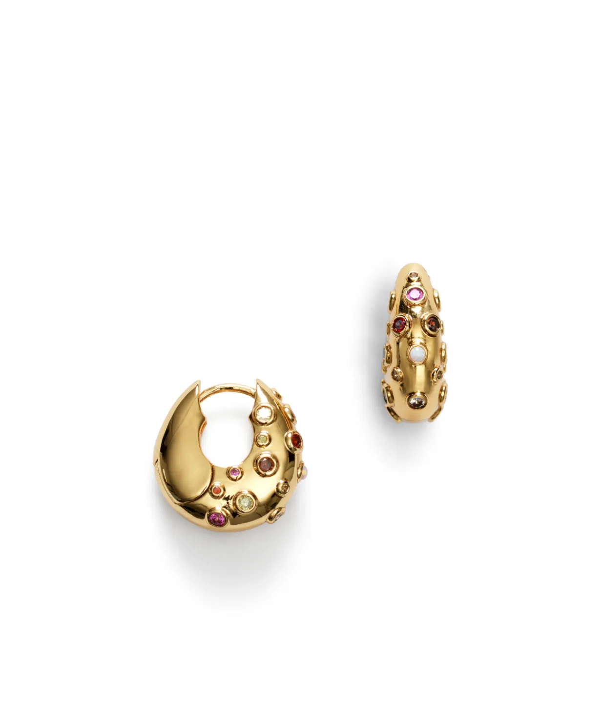 Anni Lu Crystal Bay Hoop Gold Sale