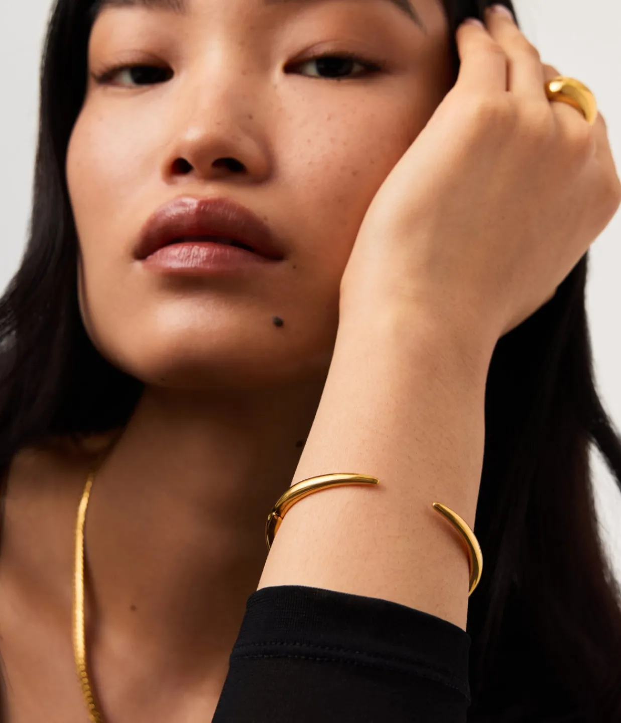 Missoma 18ct Gold Vermeil Claw Clove Cuff New