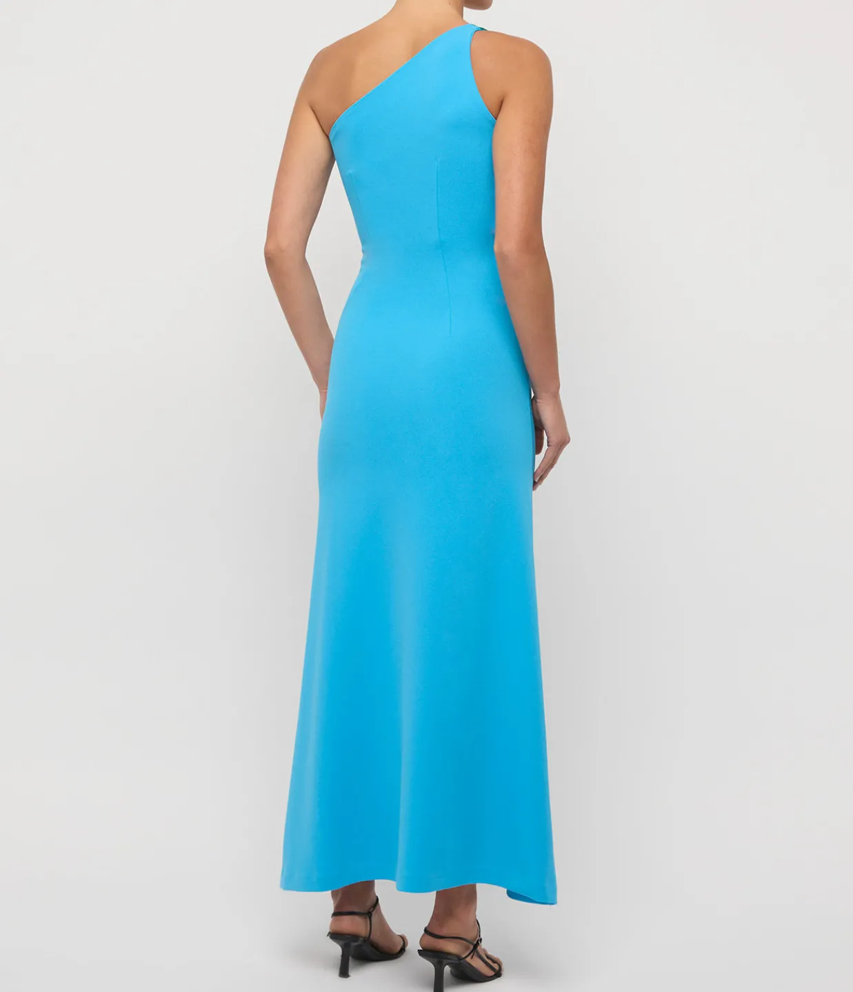 Aaizel Cut Out One Shoulder Maxi Dress in Peppermint and Aqua Shop