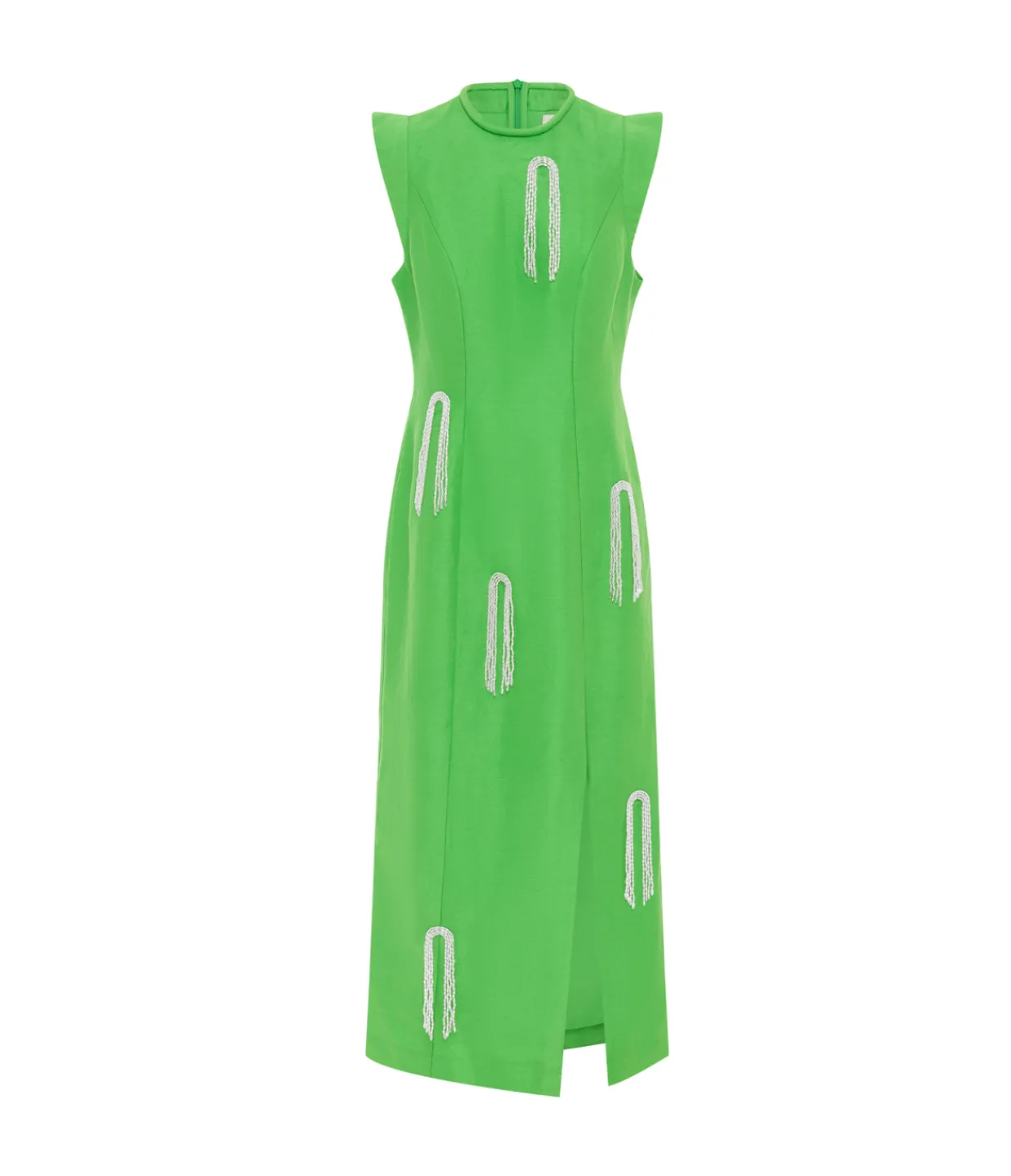 Alemais Dazzle Midi Dress in Green Store